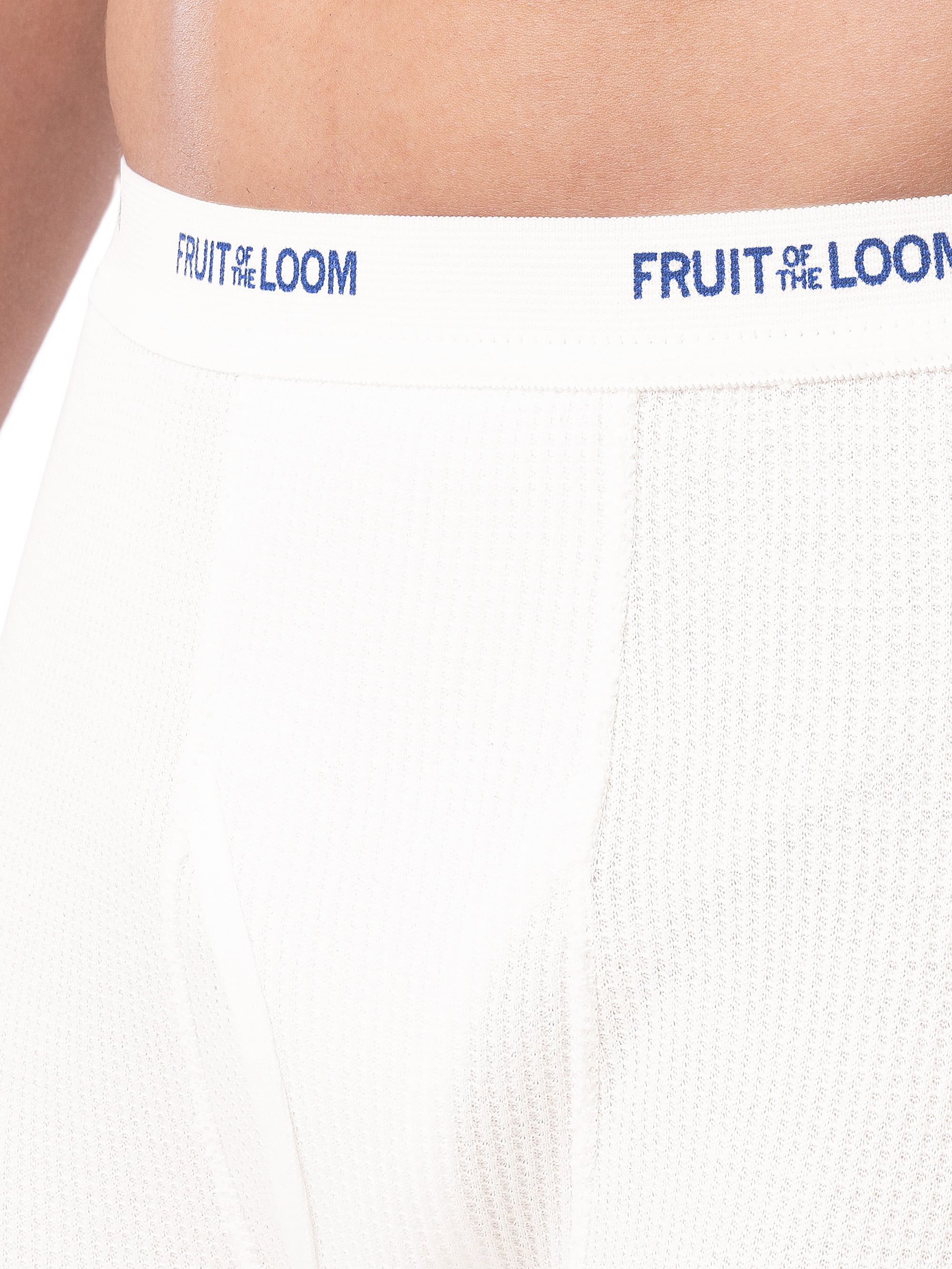 Fruit of the Loom Men's Thermal Waffle Underwear Bottom, Sizes S-5XL