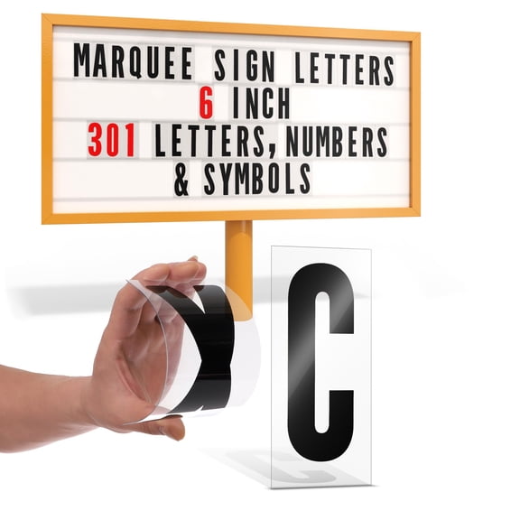 Sign Letter Portable - 6 Inch