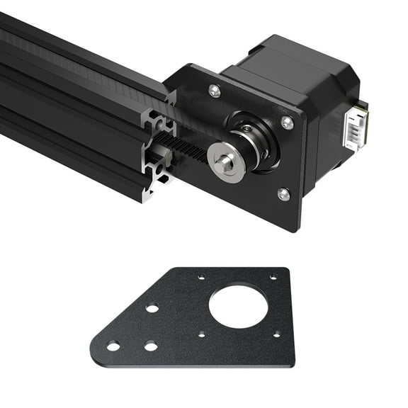 3D Printer Accessories Y Axis Nema 17 42 Stepper Motor Mount Metal Bracket Mounting Holder Support Applicable to 2040 4040 Euro Standard V Slot Aluminum Profile