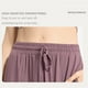 thumbnail image 4 of MKLEKYY Pantalones deportivos de verano para mujer, de seda helada, ligeros, con cordón ajustable, pernera ancha y elástico., 4 of 4