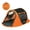 Black+Cream, variant on Camping Tents, 2 Person Black + Orange Pop Up Camping Tent, Black+Cream Backpacking Tents,Polyethylene Pop Up Tent, Garden & Outdoor Tents 2 Person Black + Orange Pop Up Camping Tent