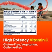 Emergen-C Kidz Crystals, On-The-Go Vitamin C Supplement for Immune Support, Sparkly Strawberry, 28 Stick Packs