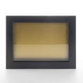 thumbnail image 2 of 12x24 Shadow Box Frame Gray Stained Real Wood with a Gold Acid-Free Backing | 3/4" of Usuable Depth, 2 of 7