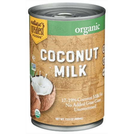 Natures Greatest Foods Coconut Milk 13.5 fl oz (Pack of 12)
