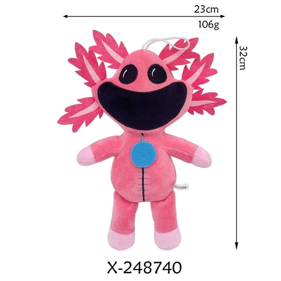 Smiling Critters Luminous Big Mouth Purple Cat Bobby Smile Doll