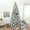 9ft Green, variant on Demi Bonn 7.5ft Tall Prelit Flocked Artificial Christmas Tree with 500 Clear Lights and 1530 Tips, Metal Stand for Home Decor & Festive Events, Green