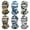 Multicolor-Camo, variant on 6 Pack Balaclava Full Head Ski Mask Face Mask Cooling Neck Gaiter Full Face Cover