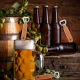 thumbnail image 5 of Abrebotellas, 10 piezas Mango de madera Abridor de botellas de cerveza portátil duradero Abrebotellas de madera natural Gran regalo para hombres JM, 5 of 5