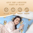 thumbnail image 3 of Naloa Cute Cartoon Corgi Super Soft 20x60 Body Pillow Case,Long Side Hidden Zipper（PILLOWS ARE NOT INCLUDED）, 3 of 6