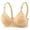 Complexion, variant on Womens Push Up Bras No Underwire Full Coverage Bralette Wirefree Adjustable Straps Bra Comfy Everyday Underwear Orange 36