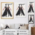 thumbnail image 4 of Designart "Russian Ballet Theater in Red and Black" Fashion Framed Wall Art - Modern Black Theater Bedroom Framed Canvas Wall Art, 4 of 6