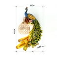 thumbnail image 2 of 2X Resin Peacock Couple Wall Lamp Sconce Indoor Outdoor Patio Walkway Light Modern Colorful Wall Lamp Crystal Wall Lights 3D Resin Sconce, 2 of 13