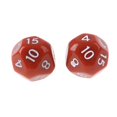 thumbnail image 3 of 10pcs Acrílico 16 Dados laterales 16 - Die D16 Juego de dados digitales para Zulema Dados poliédricos, 3 of 7
