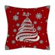 thumbnail image 4 of Fundas de almohada navideñas, funda de almohada rústica de lino para sofá, sillón, decoración navideña (4 unidades), 4 of 4