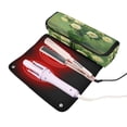 thumbnail image 3 of Hair Tool Organizer Bag with Heat Resistant Mat Removable Travel Storage Case for Hot Air Brushes Curling Irons White Roses in A Vase, 3 of 8