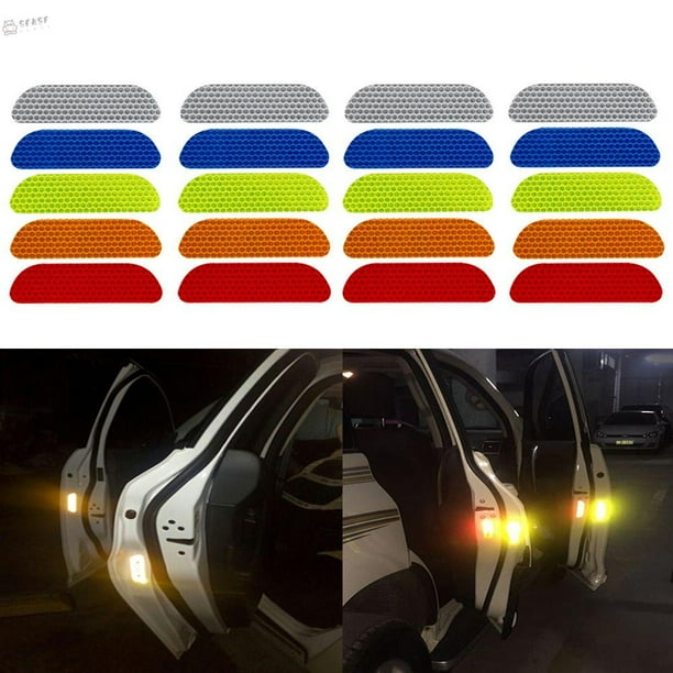 Suqi-Pegatinas Reflectantes Para Coche (4 Unidades) huangjie unisex