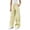 Yellow, variant on Women's Loose Sports Pants, Solid Color Casual For Spring & Summer, Breathable Athleisure Trousers For Yoga & Gym Black 2XL