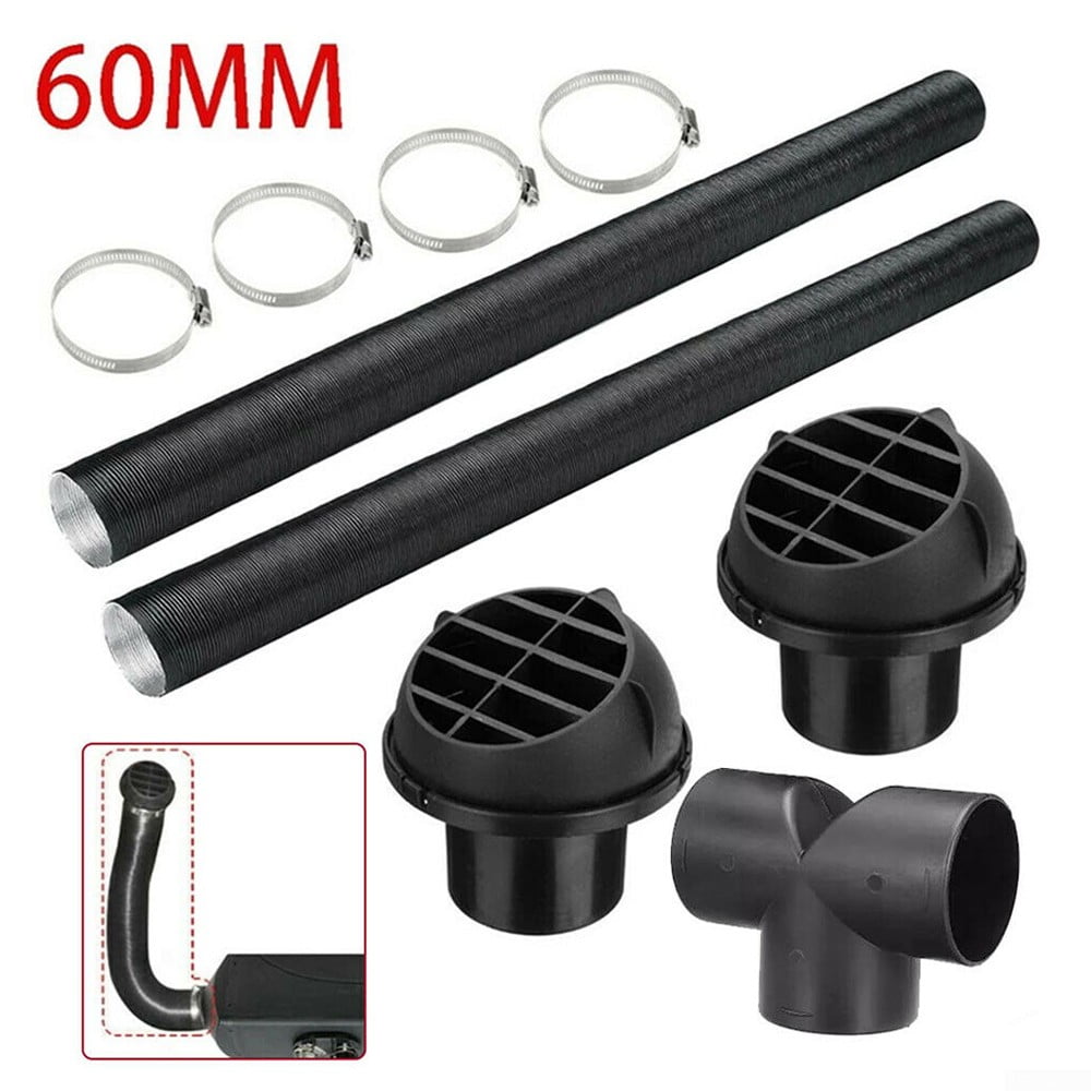 75mm Pipe Ducting Duct Warm Air Outlet Clip T Piece For Webasto Diesel Heater 