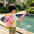 thumbnail image 6 of FEOLGEHLY Backpack Water Gun Large Capacity Pull Pressure Water Blaster, High Pressure Outdoor Summer Toy for Pool Beach Garden, Cute Design, Great Gift for Party, Easy Carry (A), 6 of 6