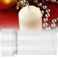thumbnail image 1 of Tip Candle, Plastic , Flat Top Design Transparent Plastic Easy Use For  Living Room Home DIY Tool, 1 of 8