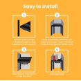 thumbnail image 2 of LockerMate - Estante y Organizador de clóset Ajustable para Adaptarse a tu casillero, Incluye cajón de Almacenamiento, Color Negro, 2 of 6
