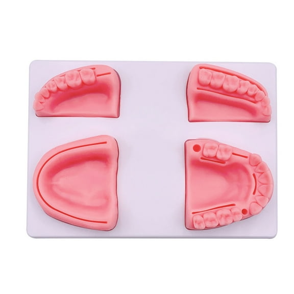 4-in-1 Suture Practice Pad Set with 4 Different Silicone Suture Pads for Dentical Nurse Suture Training
