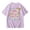 Purple, variant on SGMVNU Girls Third Grade T Shirts Short Sleeve Crew Neck Relaxed Fit Graphic Shirt Tops Back to School Clothes, Size 9-10 Years, Purple