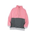 thumbnail image 1 of POGLIP Sweat-Shirt Zippé Rose pour Femme avec Poches, 1 of 6