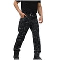 thumbnail image 6 of Xysaqa Men's Big & Tall Camouflage Tacticals Pants, Men Cotton Travel Hiking Pants Elastic Waistband Outdoor Military Cargo Work Pants Trousers with Multi Pockets 2X 3X 4X Clearance (No Belt), 6 of 7
