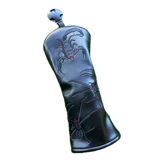 Cubierta de Cabeza de Palo de Golf Protector de Eje de Golf Cubiertas de Cabeza Híbrida de Golf Protección de Transporte a Prueba de Rasguños Estuche NegroHíbrido24x10cm Sunnimix Cubierta de la cabeza del palo de golf