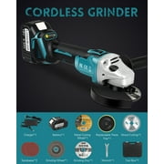 Angle Grinder Electric Grinder Power Tools with Grinding Wheels, Cutting Wheels and Auxiliary Handle for Cutting Grinding, Polishing and Rust Removal