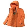 thumbnail image 2 of JOANKDMI Waterproof Ski Jacket for Women Winter Snow Coat Windproof Hooded Mountain Warm Quilted Lined Outerwear for Snowboarding Hiking Fishing Outdoor Work, 2 of 8