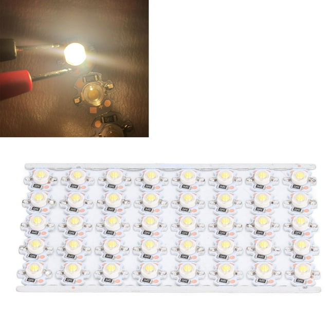 LED Chip Bulb, Replacement for 12V Headlights with High Brightness Low Power Consumption Long Lifespan Excellent Heat Dissipation for Small Spotlights Lights Car