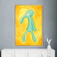 thumbnail image 3 of Squidward Painting Print, 3d Printed Canvas, Canvas Wall Art, Canvas Print, Bold And Brash Artwork, Modern Canvas Decor, Abstract Canvas Print, Canvas Wall Decor - Natural Framed, 3 of 6