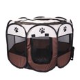thumbnail image 2 of Tienda de transporte octogonal plegable portátil para mascotas Corralito cerca para Likrtyny cachorros jaula para perrera fácil operación casa para perros y gatos extraíble al aire libre, 2 of 9