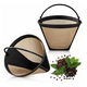thumbnail image 1 of Filtros De Cafe Reutilizables De Forma Cónica 6 A 12 Tazas Con Paquete De 2pz, 1 of 9