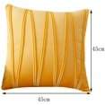 thumbnail image 2 of Juego de 2 fundas de almohada de 18 x 18, terciopelo holandés, línea en relieve, color sólido, fundas decorativas para cojines de granja, funda de almohada para sofá, dormitorio, coche, sala de estar (marrón café) BANYUO Electrónica, 2 of 7