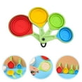 thumbnail image 4 of Shisuyan Food Measuring Spoons Folding 1Set 7.35x4.21x0.47In, 4 of 9