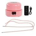 thumbnail image 1 of Cuerda para saltar inteligente manos libres, velocidad ajustable, pantalla LCD, máquina de salto eléctrica ergonómica con control remoto, color rosa., 1 of 4