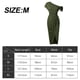 thumbnail image 2 of Vestido de fiesta formal largo de un hombro para mujer, sin mangas, con volantes, bodycon, cóctel, noche, boda, corte de sirena, vestido maxi, 2 of 7