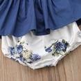thumbnail image 4 of ZAXARRA 2Pcs Baby Girl Short Pants Sets Tops Dress + Short Pants Suits, 4 of 8