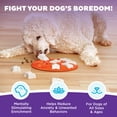 thumbnail image 2 of Outward Hound by Nina Ottosson Dog Smart Treat Puzzle Enrichment Toy, Level 1 Beginner, Orange, 2 of 11