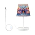 thumbnail image 2 of BZSMCE Table Lamp Creative Colorful Butterfly Illustration Simple Pattern Night Light, 2 of 8