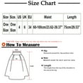 thumbnail image 3 of Satin Skirts for Women Plus Size Hide Belly Pleated Midi Skirt High Waisted Work Casual Dailywear Solid Long Skirt, 3 of 7