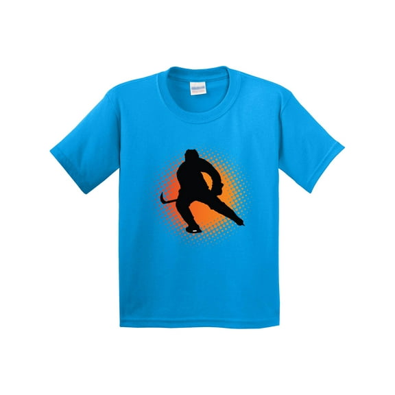 Inktastic Ice Hockey Silhouette Youth T-Shirt