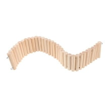 GOOHOCHY Hamster Bridge Hamster Wooden Bridge Climbing Ladder Hamster Long Suspension Bridge Chew Toy For Hamster Rat Mice Gerbil Chinchilla Guinea Pig Sugar Glider
