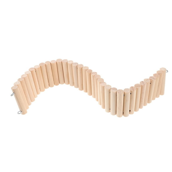 GOOHOCHY Hamster Bridge Hamster Wooden Bridge Climbing Ladder Hamster Long Suspension Bridge Chew Toy For Hamster Rat Mice Gerbil Chinchilla Guinea Pig Sugar Glider