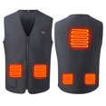 thumbnail image 4 of Gilet Chauffant Intelligent Pour Hommes Et Femmes  Gilet Chauffant Pour La Chasse/randonnée (XXL Noir), 4 of 9
