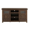 thumbnail image 4 of 2 Doors Farmhouse TV Media Stand for living room, Espresso, 4 of 17