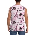thumbnail image 4 of Uemuo Eiffel Tower and Butterflies Pattern Men's Sleeveless T-Shirt,Muscle Athletic Tank Top, Moisture-wicking Quick-dry Breathable Classic Tee Top for Gym Run Outdoor Sports-Medium, 4 of 8